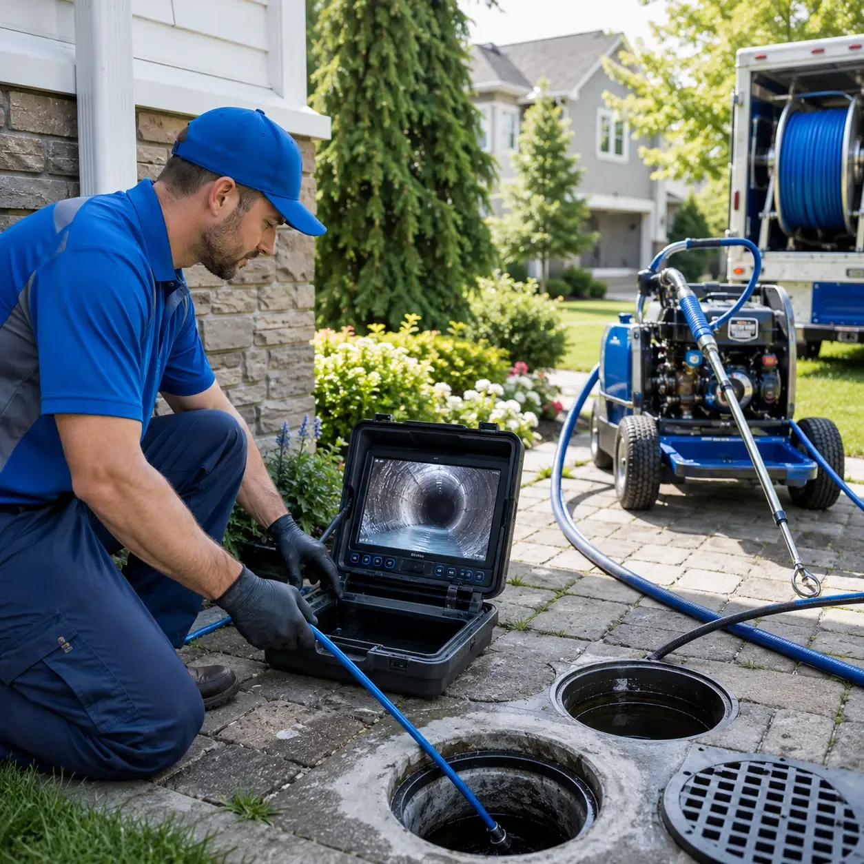 Outdoor drain cleaning professionals serving Warner, OK